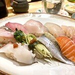 鮨マニシ - お寿司十貫