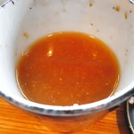 そば舎 あお - 汁の蕎麦湯割