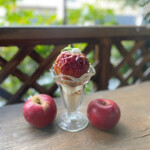 가루이자와 배이센쇼 - 【가을겨울 한정】신슈 사과 구운 사과 파르페