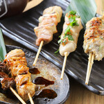紡絆 - 国産鶏使用 焼き鳥の盛り合わせ