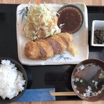 割烹食堂 かいね - 料理写真:鶏カツ定食