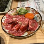 焼肉ホルモンうちだ - 生ハラミユッケ