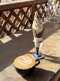 가루이자와 배이센쇼 - 저지 라떼 소프트