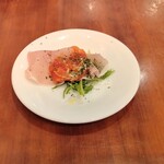 Caldo - 生ハムと水菜