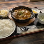 中国四川料理 四川酒家 - 麻婆豆腐定食980円