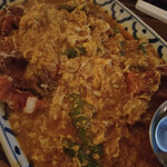 タイ屋台料理店soi33 - ソフトシェルクラブのプーパッポンカリー炒め