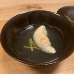 柚木元 - 河豚の白子のお椀