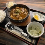 中国四川料理 四川酒家 - 麻婆豆腐定食980円