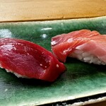 築地寿司清 - 赤身と中トロ❗️