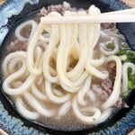 丸善 - 細めの麺( *°ω°* )✨暖かくてもしっかりコシを感じるつるっとストレート麺✨