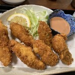 Ko Saku - ◉ 牡蠣フライ定食　1,400円（税込）味噌汁と御飯と小鉢5品付き