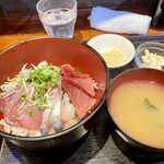 sanrikuminatomachisakabasakanayataishou - 海鮮丼