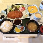 和食処　じゃぽにか - 日替わり定食（この日はロースカツ）1650円