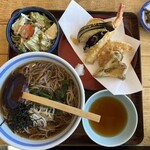 そば処 緑苑 - 天ぷら蕎麦