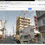 味よし - お店に入る路地は「朝日生命」さんの横ですが判り難いです。お店はAという記号の場所の奥です。