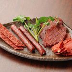 Assorted dried beef tongue