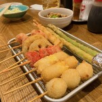 Kushiage Kano Ya - こんなに食べるの…w w