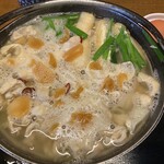 おふくろ亭 - 2023/12/15
      ホル鍋定食 大飯 600円
      ✴︎選べる小鉢 温泉玉子
