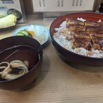 鰻 川淀 - うな丼定食(特上)