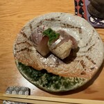 ITAMAE朝太郎 - 倉沢のアジの握り