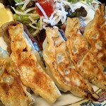 栄福 - 餃子5個+肉巻き餃子3個