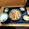 北の家 - エビフライ・生姜焼き定食