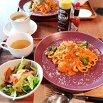 CAFE264 - アメリケーヌランチ1200円　サラダ、スープ、ドリンク付き♬　