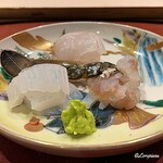 御料理 寺沢 - 寒鮃に活けの菱蟹と泥障烏賊