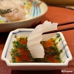 御料理 寺沢 - 障泥烏賊をチリ酢で