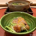 御料理 寺沢 - 備長炭で焼かれた喜知次