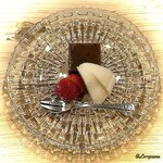 御料理 寺沢 - あまおう苺に愛宕梨に水羊羹