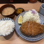 とんかつ檍 - ロースかつランチ定食(170g)