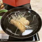 いしどりや懐食 新亀家 - くもこと真鱈の揚げだしの真鱈の親子椀