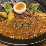 SPICY CURRY 魯珈 - 限定の和風鶏なんこつキーマ