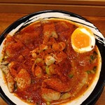 俺の中華たなか家 - 「極辛味噌ホルモンらーめん」着丼＼(^o^)／