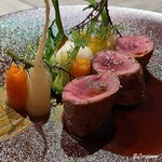 プチレストラン ブーケ・ド・フランス - 仔鹿のロティ