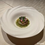 プチレストラン ブーケ・ド・フランス - 蝦夷あわびに北寄貝のリゾット