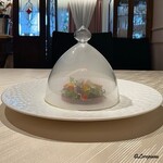 プチレストラン ブーケ・ド・フランス - 天然本鮪の赤身の瞬間スモーク