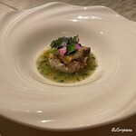 プチレストラン ブーケ・ド・フランス - 蝦夷あわびに北寄貝のリゾット