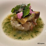 プチレストラン ブーケ・ド・フランス - 蝦夷あわびに北寄貝のリゾット