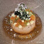 プチレストラン ブーケ・ド・フランス - ボタン海老のタルタルといくらとキャビアのミルフィーユ仕立