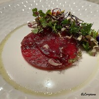 プチレストラン ブーケ・ド・フランス - 天然本鮪の赤身の瞬間スモーク