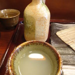 Soba Sakana Sake Sarazan - そば湯