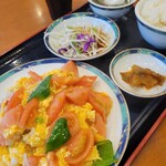 Shunkouen - ランチ 卵とトマトの炒め 800円