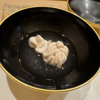 鮨 やすみつ - 白子のお椀