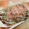 栄たこ - たこ焼き(6個)  甘口ソースで　520円