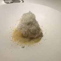 レストランエール - 白子のベニエ 深谷葱のブールブランとペコリーノチーズと共に