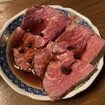 Bow - 和牛のタタキ 紹興酒ソース