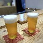 Sushi To Amakusadaiou Amane - まずは「ビール」