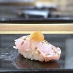 Sushi To Amakusadaiou Amane - のどぐろ・・脂がのり口に入れると蕩けます。